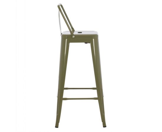 ΣΚΑΜΠΟ BAR ΜΕΤΑΛΛΙΚΟ MELITA ME ΠΛΑΤΗ ΣΕ DARK OLIVE GREEN HM8643.03 43Χ43Χ100εκ. - ΣΚΑΜΠΟ ΜΠΑΡ στο Milonadakis.gr