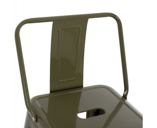 ΣΚΑΜΠΟ BAR ΜΕΤΑΛΛΙΚΟ MELITA ME ΠΛΑΤΗ ΣΕ DARK OLIVE GREEN HM8643.03 43Χ43Χ100εκ. - ΣΚΑΜΠΟ ΜΠΑΡ στο Milonadakis.gr