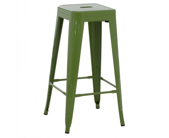 ΣΚΑΜΠΟ BAR ΜΕΤΑΛΛΙΚΟ MELITA ΣΕ LIGHT OLIVE GREEN HM8642.13 43x43x78 εκ. - ΣΚΑΜΠΟ ΜΠΑΡ στο Milonadakis.gr