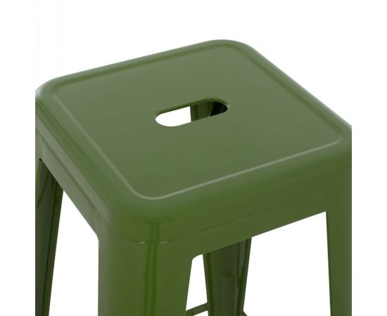 ΣΚΑΜΠΟ BAR ΜΕΤΑΛΛΙΚΟ MELITA ΣΕ LIGHT OLIVE GREEN HM8642.13 43x43x78 εκ. - ΣΚΑΜΠΟ ΜΠΑΡ στο Milonadakis.gr