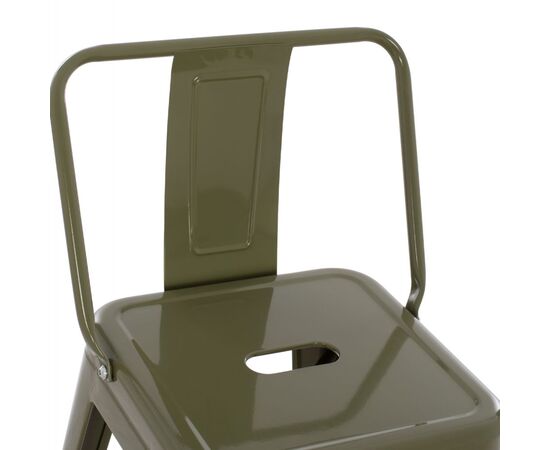 ΣΚΑΜΠΟ ΜΕΣΑΙΟΥ ΥΨΟΥΣ ΜΕΤΑΛΛΙΚΟ MELITA ΣΕ DARK OLIVE GREEN HM8574.03 42x42x98 cm. - ΣΚΑΜΠΟ ΜΠΑΡ στο Milonadakis.gr
