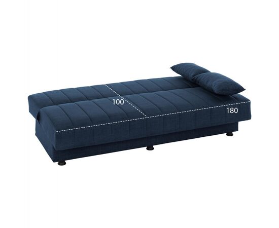 ΚΑΝΑΠΕΣ ΚΡΕΒΑΤΙ ANDRI ΤΡΙΘΕΣΙΟΣ ΜΠΛΕ HM3239.07 180x72x77Y εκ. - ΚΑΝΑΠΕΔΕΣ-ΣΑΛΟΝΙΑ στο Milonadakis.gr