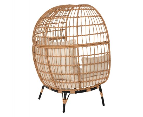 ΠΟΛΥΘΡΟΝΑ ΦΩΛΙΑ MIAMI 2 ΑΤΟΜΩΝ ΤΥΠΟΥ RATTAN HM5870.01 130x80x157 εκ. - ΚΑΡΕΚΛΕΣ - ΠΟΛΥΘΡΟΝΕΣ στο Milonadakis.gr