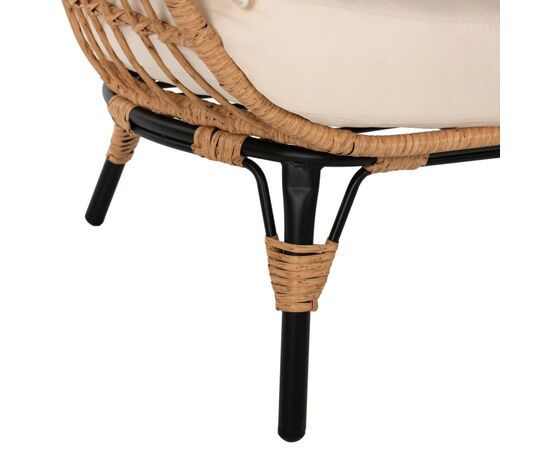 ΠΟΛΥΘΡΟΝΑ ΦΩΛΙΑ MIAMI 2 ΑΤΟΜΩΝ ΤΥΠΟΥ RATTAN HM5870.01 130x80x157Υ εκ. - ΚΑΡΕΚΛΕΣ - ΠΟΛΥΘΡΟΝΕΣ στο Milonadakis.gr