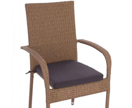 ΠΟΛΥΘΡΟΝΑ ΜΕΤΑΛΛΙΚΗ ANISHA HM5685.02 ΜΕ ΜΑΞΙΛΑΡΙ WICKER ΚΑΦΕ-ΜΟΚΑ ΣΤΟΙΒ/ΜΕΝΗ 56x60x94 εκ. - ΚΑΡΕΚΛΕΣ - ΠΟΛΥΘΡΟΝΕΣ στο Milonadakis.gr