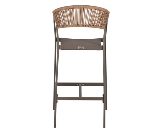 ΣΚΑΜΠΟ ΑΛΟΥΜΙΝΙΟΥ ΜΕ ΜΠΡΑΤΣΑ ΣΑΜΠΑΝΙΖΕ RATTAN ΛΕΥΚΟ TEXTLINE HM5892.03 56x58x105Y εκ. - ΣΚΑΜΠΩ στο Milonadakis.gr