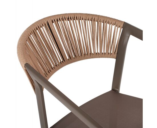 ΣΚΑΜΠΟ ΑΛΟΥΜΙΝΙΟΥ ΜΕ ΜΠΡΑΤΣΑ ΣΑΜΠΑΝΙΖΕ RATTAN ΛΕΥΚΟ TEXTLINE HM5892.03 56x58x105Y εκ. - ΣΚΑΜΠΩ στο Milonadakis.gr