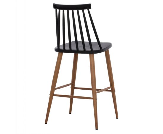 ΣΚΑΜΠΟ ΜΠΑΡ VANESSA ΜΑΥΡΟ ΜΕΣΑΙΟΥ ΥΨΟΥΣ HM9300.02  43x45x97Υεκ. - ΣΚΑΜΠΟ ΜΠΑΡ στο Milonadakis.gr
