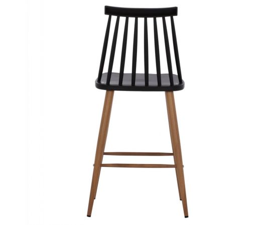 ΣΚΑΜΠΟ ΜΠΑΡ VANESSA ΜΑΥΡΟ ΜΕΣΑΙΟΥ ΥΨΟΥΣ HM9300.02  43x45x97Υεκ. - ΣΚΑΜΠΟ ΜΠΑΡ στο Milonadakis.gr