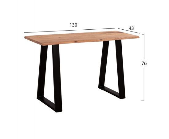 ΤΡΑΠΕΖΙ ΚΟΝΣΟΛΑ SOFIA SLIM HM8503.11 ΜΑΣΙΦ ΞΥΛΟ ΑΚΑΚΙΑΣ ΦΥΣΙΚΟ 130X45X76Υεκ. - ΜΠΟΥΦΕΔΕΣ-ΚΟΝΣΟΛΕΣ στο Milonadakis.gr