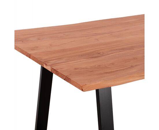 ΤΡΑΠΕΖΙ ΤΡΑΠΕΖΑΡΙΑΣ SOFIA SLIM HM8501.11 ΑΠΟ ΜΑΣΙΦ ΞΥΛΟ ΑΚΑΚΙΑΣ 200x100x77Υ εκ. - ΤΡΑΠΕΖΙΑ ΚΟΥΖΙΝΑΣ στο Milonadakis.gr