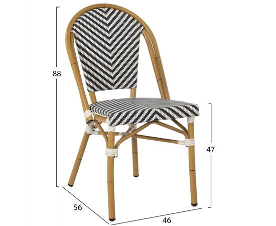 ΚΑΡΕΚΛΑ BAMBOO LOOK ΜΑΥΡΟ-ΛΕΥΚΟ HM5860.01 46x56x88Y εκ. - ΚΑΡΕΚΛΕΣ - ΠΟΛΥΘΡΟΝΕΣ στο Milonadakis.gr