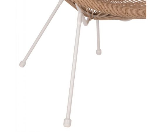 ΠΟΛΥΘΡΟΝΑ ACAPULCO Τ. ΦΩΛΙΑ ΜΕΤΑΛΛΟ ΛΕΥΚΟ ΜΕ TWISTED WICKER HM5871.02 70x73x79 εκ. - ΚΑΡΕΚΛΕΣ - ΠΟΛΥΘΡΟΝΕΣ στο Milonadakis.gr