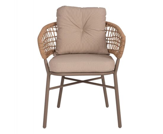 ΠΟΛΥΘΡΟΝΑ ΑΛΟΥΜΙΝΙΟΥ ΜΟΚΑ ΕΠΑΓΓΕΛΜ. RATTAN & ΜΑΞΙΛΑΡΙ ΜΠΕΖ HM5863.02 60x56x84 εκ. - ΚΑΡΕΚΛΕΣ - ΠΟΛΥΘΡΟΝΕΣ στο Milonadakis.gr