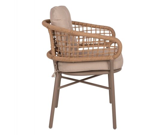 ΠΟΛΥΘΡΟΝΑ ΑΛΟΥΜΙΝΙΟΥ ΜΟΚΑ ΕΠΑΓΓΕΛΜ. RATTAN & ΜΑΞΙΛΑΡΙ ΜΠΕΖ HM5863.02 60x56x84 εκ. - ΚΑΡΕΚΛΕΣ - ΠΟΛΥΘΡΟΝΕΣ στο Milonadakis.gr