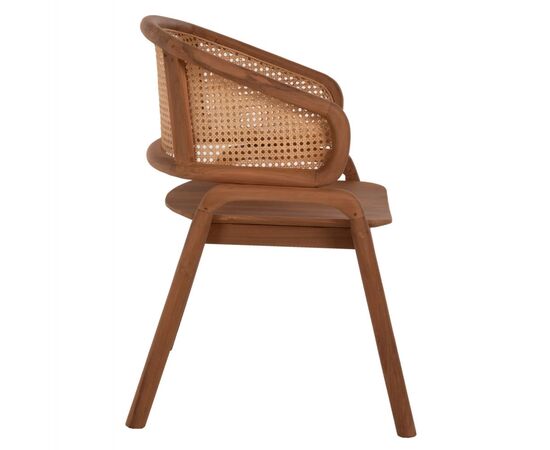 ΠΟΛΥΘΡΟΝΑ ΜΑΣΙΦ ΞΥΛΟ ΤEAK & RATTAN ΠΛΑΤΗ ΦΥΣΙΚΟ 57x62x83Υεκ.HM9402.01 - ΚΑΡΕΚΛΕΣ - ΠΟΛΥΘΡΟΝΕΣ ΕΣ. στο Milonadakis.gr