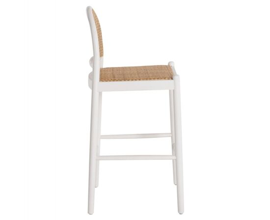 ΣΚΑΜΠΟ ΑΠΟ ΟΞΙΑ-RATTAN ΑΨΙΔΑ ΠΛΑΤΗ ΛΕΥΚΟ HM9408.03 47x46x100 εκ. - ΣΚΑΜΠΟ ΜΠΑΡ στο Milonadakis.gr