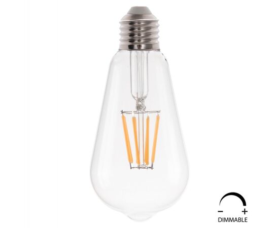 ΛΑΜΠΤΗΡΑΣ HM4188.01 LED FILAMENT 8W E27 DIMMABLE 3000K ΔΙΑΦΑΝΟΣ - ΦΩΤΙΣΜΟΣ ΟΙΚΟΝΟΜΙΑΣ στο Milonadakis.gr