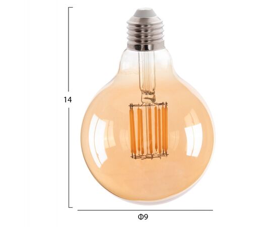 ΛΑΜΠΤΗΡΑΣ GLOBO LED FILAMENT 12W E27 3000K ΧΡΥΣΟ HM4049.02 - ΦΩΤΙΣΜΟΣ ΟΙΚΟΝΟΜΙΑΣ στο Milonadakis.gr
