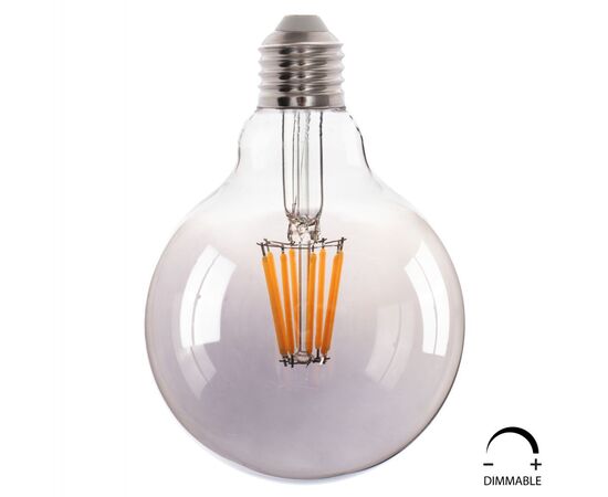 ΛΑΜΠΤΗΡΑΣ GLOBO LED FILAMENT 8W E27 3000K ΦΙΜΕ DIMMABLE HM4050.03 - ΦΩΤΙΣΜΟΣ ΟΙΚΟΝΟΜΙΑΣ στο Milonadakis.gr