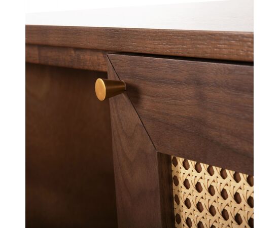 ΜΠΟΥΦΕΣ MEEN HM9735 MDF ΜΕ ΦΥΣΙΚΟ ΚΑΠΛΑΜΑ ΚΑΡΥΔΙΑΣ-ΧΡΥΣΑ ΜΕΤΑΛΛΙΚΑ ΠΟΔΙΑ 150x40x80Υεκ - ΜΠΟΥΦΕΔΕΣ-ΚΟΝΣΟΛΕΣ στο Milonadakis.gr