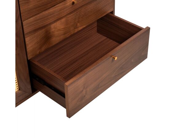 ΜΠΟΥΦΕΣ MEEN HM9735 MDF ΜΕ ΦΥΣΙΚΟ ΚΑΠΛΑΜΑ ΚΑΡΥΔΙΑΣ-ΧΡΥΣΑ ΜΕΤΑΛΛΙΚΑ ΠΟΔΙΑ 150x40x80Υεκ - ΜΠΟΥΦΕΔΕΣ-ΚΟΝΣΟΛΕΣ στο Milonadakis.gr