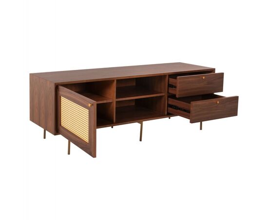 ΕΠΙΠΛΟ ΤΗΛΕΟΡΑΣΗΣ MEEN HM9736 MDF ΜΕ ΚΑΠΛΑΜΑ ΚΑΡΥΔΙΑΣ-ΧΡΥΣΑ ΠΟΔΙΑ 160x40x52Υεκ. - ΕΠΙΠΛΑ ΤΗΛΕΟΡΑΣΗΣ στο Milonadakis.gr