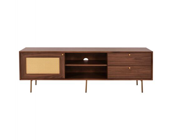 ΕΠΙΠΛΟ ΤΗΛΕΟΡΑΣΗΣ MEEN HM9736 MDF ΜΕ ΚΑΠΛΑΜΑ ΚΑΡΥΔΙΑΣ-ΧΡΥΣΑ ΠΟΔΙΑ 160x40x52Υεκ. - ΕΠΙΠΛΑ ΤΗΛΕΟΡΑΣΗΣ στο Milonadakis.gr