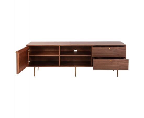 ΕΠΙΠΛΟ ΤΗΛΕΟΡΑΣΗΣ MEEN HM9736 MDF ΜΕ ΚΑΠΛΑΜΑ ΚΑΡΥΔΙΑΣ-ΧΡΥΣΑ ΠΟΔΙΑ 160x40x52Υεκ. - ΕΠΙΠΛΑ ΤΗΛΕΟΡΑΣΗΣ στο Milonadakis.gr