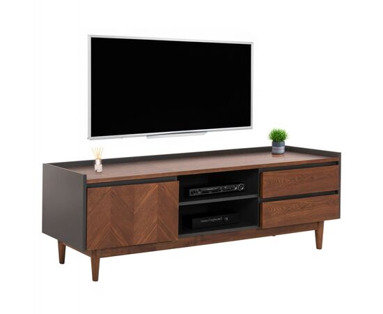 ΕΠΙΠΛΟ ΤΗΛΕΟΡΑΣΗΣ VEEN HM9741 MDF ΜΕ ΚΑΠΛΑΜΑ ΚΑΡΥΔΙΑΣ-ΚΑΡΥΔΙ&ΣΚΟΥΡΟ ΓΚΡΙ 170x40x50Υ - ΕΠΙΠΛΑ ΤΗΛΕΟΡΑΣΗΣ στο Milonadakis.gr