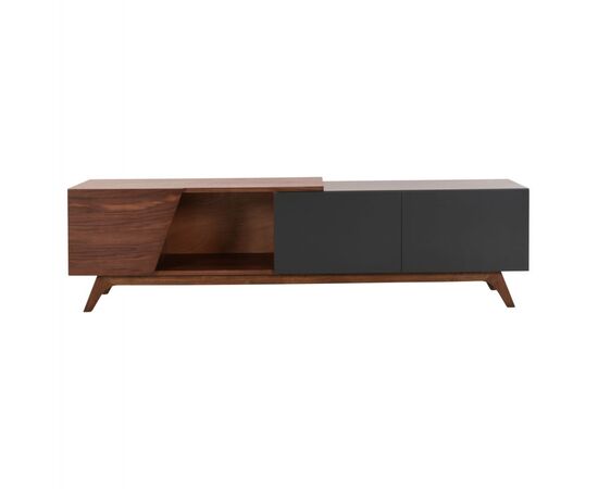 ΕΠΙΠΛΟ ΤΗΛΕΟΡΑΣΗΣ HUDSON HM9748 MDF ΚΑΠΛΑΜΑΣ ΚΑΡΥΔΙΑΣ ΚΑΡΥΔΙ&ΣΚΟΥΡΟ ΓΚΡΙ 180x40x50Υ - ΕΠΙΠΛΑ ΤΗΛΕΟΡΑΣΗΣ στο Milonadakis.gr