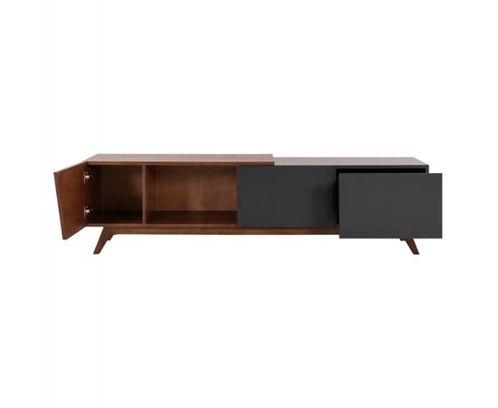ΕΠΙΠΛΟ ΤΗΛΕΟΡΑΣΗΣ HUDSON HM9748 MDF ΚΑΠΛΑΜΑΣ ΚΑΡΥΔΙΑΣ ΚΑΡΥΔΙ&ΣΚΟΥΡΟ ΓΚΡΙ 180x40x50Υ - ΕΠΙΠΛΑ ΤΗΛΕΟΡΑΣΗΣ στο Milonadakis.gr