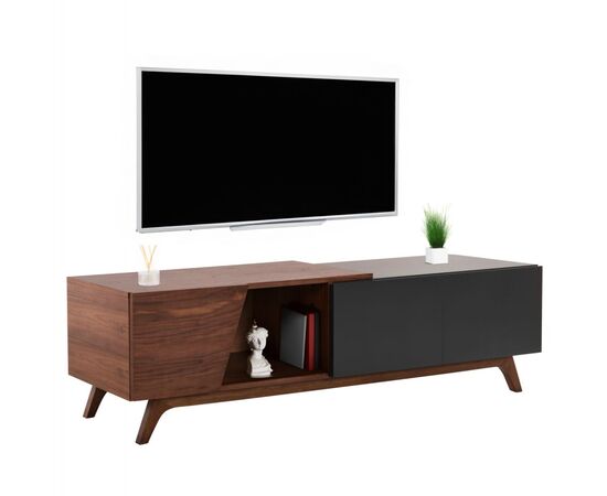 ΕΠΙΠΛΟ ΤΗΛΕΟΡΑΣΗΣ HUDSON HM9748 MDF ΚΑΠΛΑΜΑΣ ΚΑΡΥΔΙΑΣ ΚΑΡΥΔΙ&ΣΚΟΥΡΟ ΓΚΡΙ 180x40x50Υ - ΕΠΙΠΛΑ ΤΗΛΕΟΡΑΣΗΣ στο Milonadakis.gr