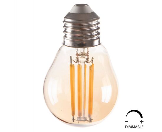 ΛΑΜΠΤΗΡΑΣ HM4046.02 LED FILAMENT 6W E27 3000K GOLD DIMMABLE - ΦΩΤΙΣΜΟΣ ΟΙΚΟΝΟΜΙΑΣ στο Milonadakis.gr
