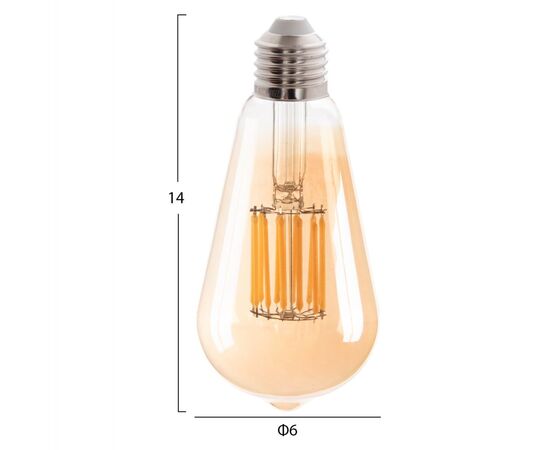 ΛΑΜΠΤΗΡΑΣ HM4189.02 LED FILAMENT 12W E27 3000K GOLD - ΦΩΤΙΣΜΟΣ ΟΙΚΟΝΟΜΙΑΣ στο Milonadakis.gr