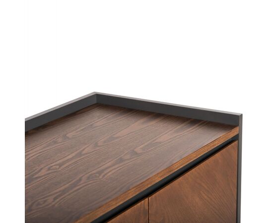ΜΠΟΥΦΕΣ BEEN HM9740 MDF ΣΕ ΣΚΟΥΡΟ ΓΚΡΙ & ΚΑΡΥΔΙ ΚΑΠΛΑΜΑ 170x43x83Υεκ. - ΜΠΟΥΦΕΔΕΣ-ΚΟΝΣΟΛΕΣ στο Milonadakis.gr