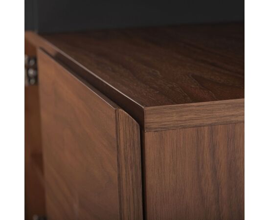 ΜΠΟΥΦΕΣ PREDA HM9747 MDF ΜΕ ΚΑΡΥΔΙ & ΣΚΟΥΡΟ ΓΚΡΙ ΚΑΠΛΑΜΑ 167x28-40x80Υεκ. - ΜΠΟΥΦΕΔΕΣ-ΚΟΝΣΟΛΕΣ στο Milonadakis.gr