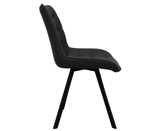 Καρέκλα Τραπεζαρίας Μεταλλική 4τμχ Mira Black Ύφασμα 53x59x46-86εκ. - ΚΑΡΕΚΛΕΣ - ΠΟΛΥΘΡΟΝΕΣ ΕΣ. στο Milonadakis.gr