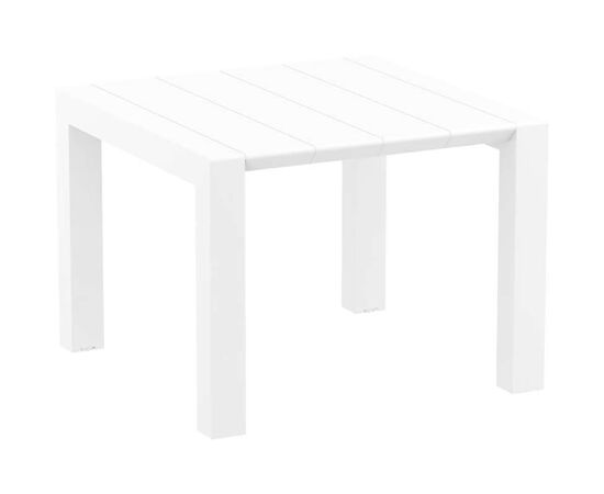 VEGAS WHITE 100X100/140Χ75εκ. ΕΠΕΚΤ.ΤΡΑΠΕΖΙ ΠΟΛ/ΝΙΟΥ - ΤΡΑΠΕΖΙΑ ΕΞ. ΧΩΡΟΥ στο Milonadakis.gr