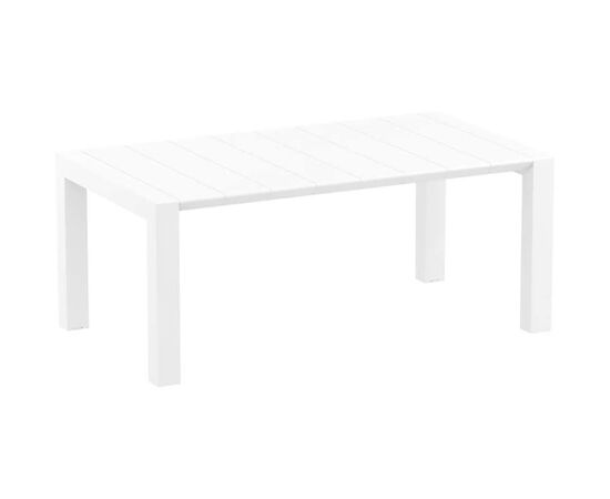 VEGAS WHITE 100X180/220Χ75εκ. ΕΠΕΚΤ.ΤΡΑΠΕΖΙ ΠΟΛ/ΝΙΟΥ - ΤΡΑΠΕΖΙΑ ΕΞ. ΧΩΡΟΥ στο Milonadakis.gr