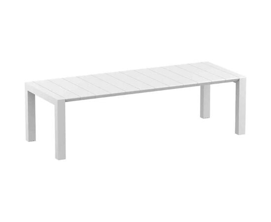 VEGAS WHITE 100X260/300Χ75εκ. ΕΠΕΚΤ.ΤΡΑΠΕΖΙ ΠΟΛ/ΝΙΟΥ - ΤΡΑΠΕΖΙΑ ΕΞ. ΧΩΡΟΥ στο Milonadakis.gr