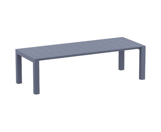 VEGAS DARK GREY 100X260/300Χ75εκ. ΕΠΕΚΤ.ΤΡΑΠΕΖΙ ΠΟΛ/ΝΙΟΥ - ΤΡΑΠΕΖΙΑ ΕΞ. ΧΩΡΟΥ στο Milonadakis.gr