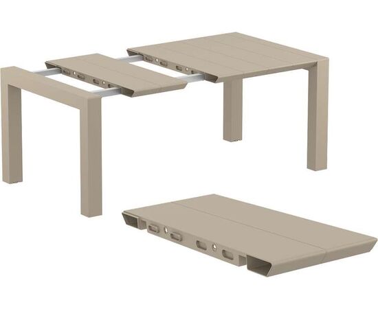 VEGAS TAUPE 100X100/140Χ75εκ. ΕΠΕΚΤ.ΤΡΑΠΕΖΙ ΠΟΛ/ΝΙΟΥ - ΤΡΑΠΕΖΙΑ ΕΞ. ΧΩΡΟΥ στο Milonadakis.gr