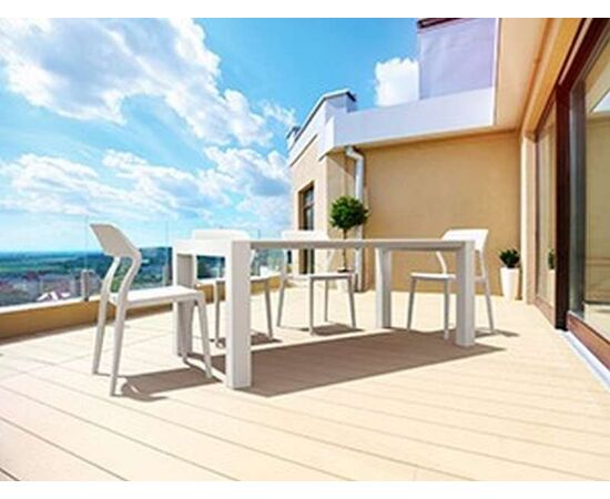 VEGAS WHITE 100X180/220Χ75εκ. ΕΠΕΚΤ.ΤΡΑΠΕΖΙ ΠΟΛ/ΝΙΟΥ - ΤΡΑΠΕΖΙΑ ΕΞ. ΧΩΡΟΥ στο Milonadakis.gr