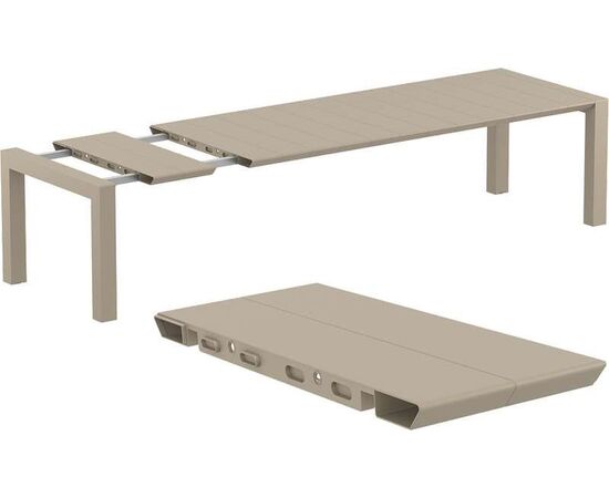 VEGAS TAUPE 100X260/300Χ75εκ. ΕΠΕΚΤ.ΤΡΑΠΕΖΙ ΠΟΛ/ΝΙΟΥ - ΤΡΑΠΕΖΙΑ ΕΞ. ΧΩΡΟΥ στο Milonadakis.gr