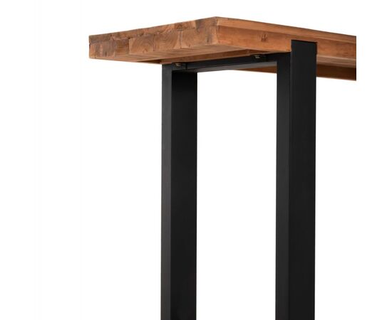 ΚΟΝΣΟΛΑ SHIRE HM9800 ΑΝΑΚΥΚΛΩΜΕΝΟ ΞΥΛΟ TEAK-ΜΑΥΡΕΣ ΜΕΤΑΛΛΙΚΕΣ ΒΑΣΕΙΣ 240x50x90Yεκ - ΜΠΟΥΦΕΔΕΣ-ΚΟΝΣΟΛΕΣ στο Milonadakis.gr