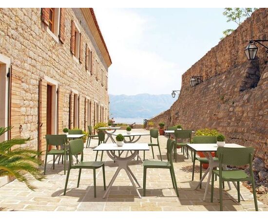 AIR ΒΑΣΗ WHITE SMALL 58X58X72,5εκ. ΠΟΛ/ΝΙΟΥ - ΒΑΣΕΙΣ ΤΡΑΠΕΖΙΩΝ στο Milonadakis.gr