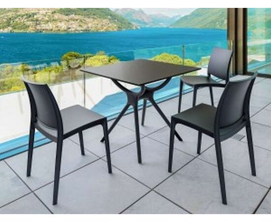AIR ΒΑΣΗ BLACK SMALL 58X58X72,5εκ. ΠΟΛ/ΝΙΟΥ - ΒΑΣΕΙΣ ΤΡΑΠΕΖΙΩΝ στο Milonadakis.gr