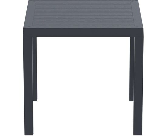 ARES ΤΡΑΠΕΖΙ 80Χ80Χ75εκ. DARK GREY ΠΟΛ/ΝΙΟΥ - ΤΡΑΠΕΖΙΑ ΕΞ. ΧΩΡΟΥ στο Milonadakis.gr