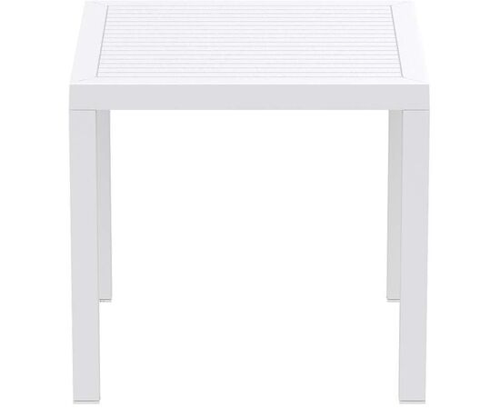 ARES ΤΡΑΠΕΖΙ 80Χ80Χ75εκ. WHITE ΠΟΛ/ΝΙΟΥ - ΤΡΑΠΕΖΙΑ ΕΞ. ΧΩΡΟΥ στο Milonadakis.gr